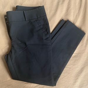 LOFT marisa black skinny ankle pants, size 6